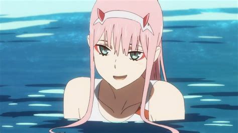 Water Beach Swimsuit Zero Two Darling In The Franxx Anime Zero Two