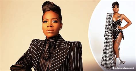 Fantasia Barrino Flaunts Some Skin And Tattoos In Black Minidress Paired With Long Coat And Boots