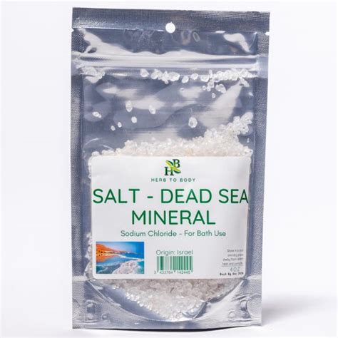 Salt Dead Sea Mineral Herb To Body