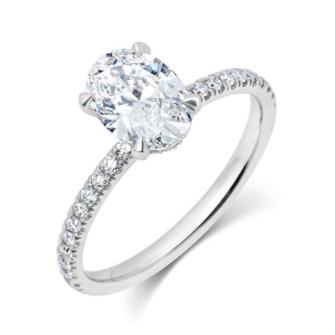 Oval Diamond Solitaire Ring 139ct Pravins