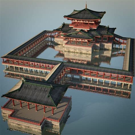 3d Chinese Palace 中国建築 歴史的建造物 建築写真