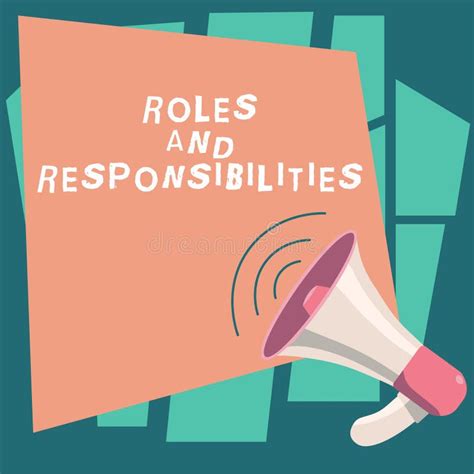 Role Responsibilities Business Stock Illustrations 184 Role