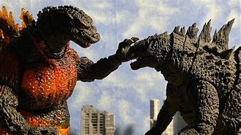 Burning Godzilla Vs Shin Godzilla Stop Motion Otosection