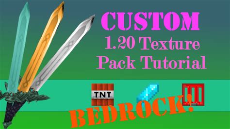 How To Make A Texture Pack In Minecraft Bedrock 120 Resource Pack