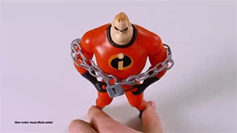 Amazon Com Disney Pixar The Incredibles Mr Incredible Action Figure In Tall Highly Posable