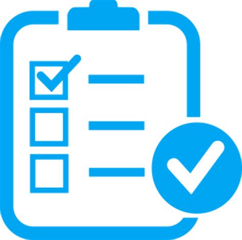 Download High Quality Checklist Clipart Blue Transparent Png Images