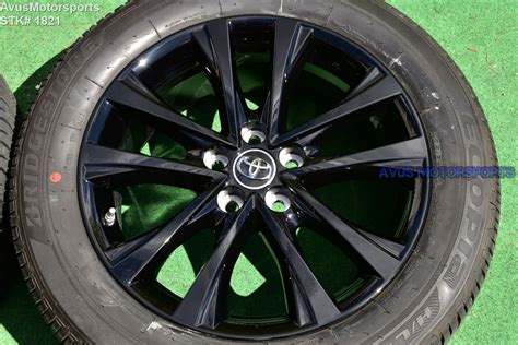 2018 Toyota Rav4 Adventure Oem 18 Factory Black Wheels And Tires 235
