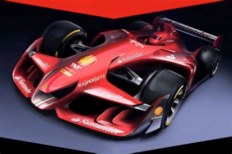 Ferrari Unveil Concept Of What F1 Cars Might Look Like In