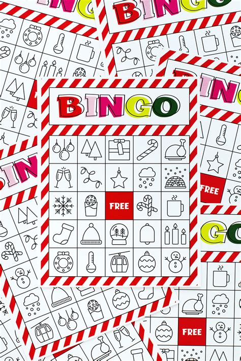 Christmas Bingo Printable For Large Groups And Small A Subtle Revelry