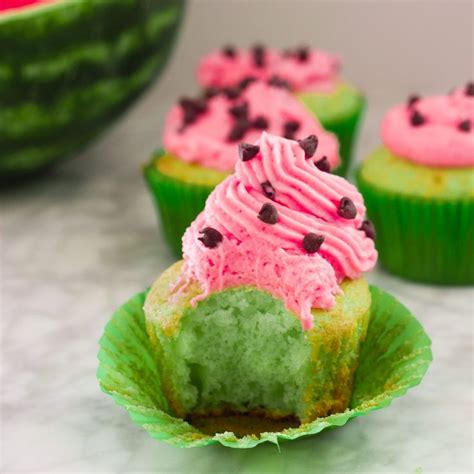 Easy Quick Watermelon Cupcake Store To Party In About 1 Hour Easy