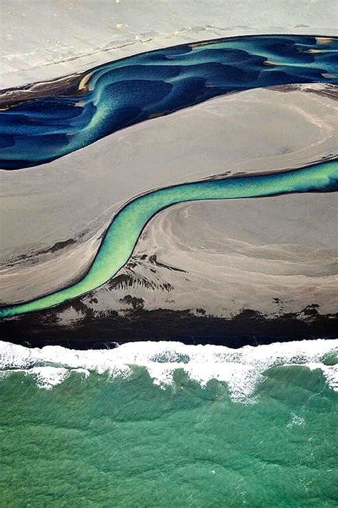 Aerial Shot Of Iceland Beautiful Nature Landscape Amazing Nature