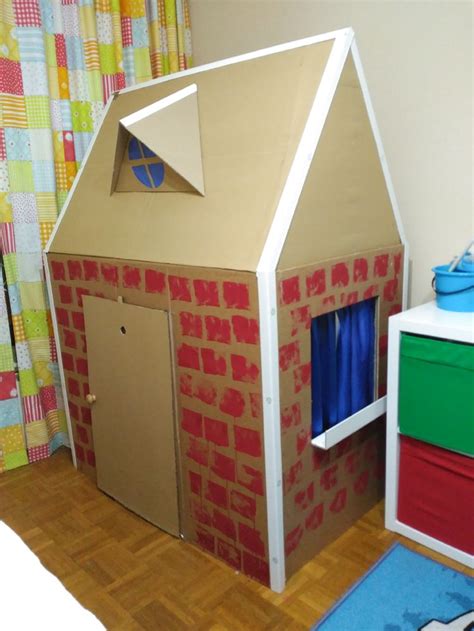 ¿cómo Construir Una Casa De Cartón Para Niños Al Rincón De Crear