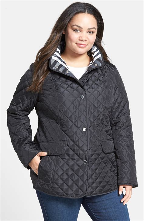 Gallery Diamond Quilted Barn Jacket Plus Size Nordstrom