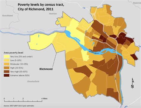 Poverty Levels In Richmond Virginia Mappenstance