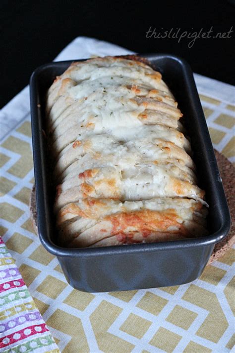 Herb And Garlic Easy Cheese Loaf Recipe This Lil Piglet