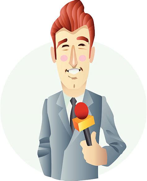 Tv Reporter Clip Art Vector Images And Illustrations Istock