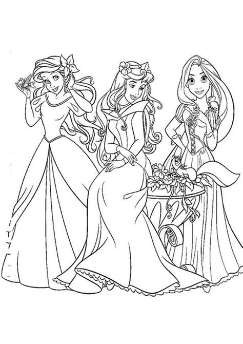 Desenhos De Princesas Páginas Para Colorir Da Disney Desenhos Para