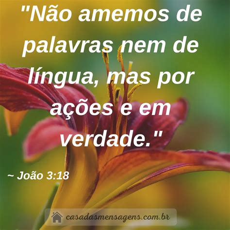 Não Amemos Só De Palavras