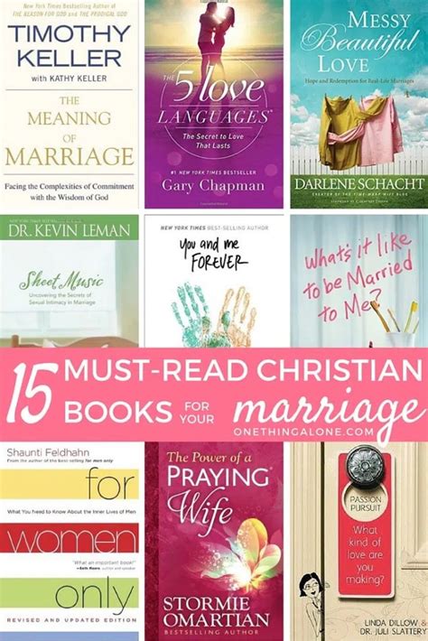 15 must read christian books for your marriage one thing alone
