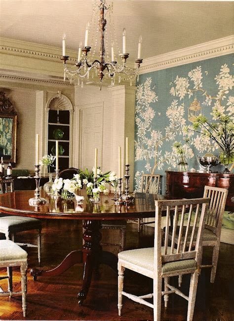 Chinoiserie Happiness In This Dining Room The Punch Of Color Is A