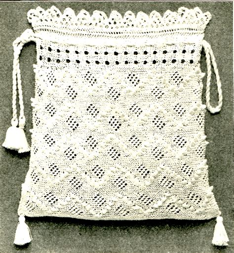 Vintage Knitted Bag Pattern Archives - Vintage Crafts and More