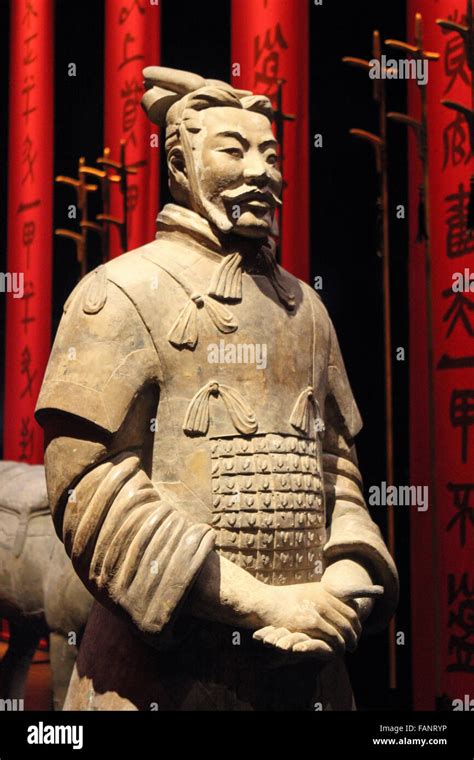 The Chinese Terracotta Army From Emperor Qin Shi Huangs Mausoleum On