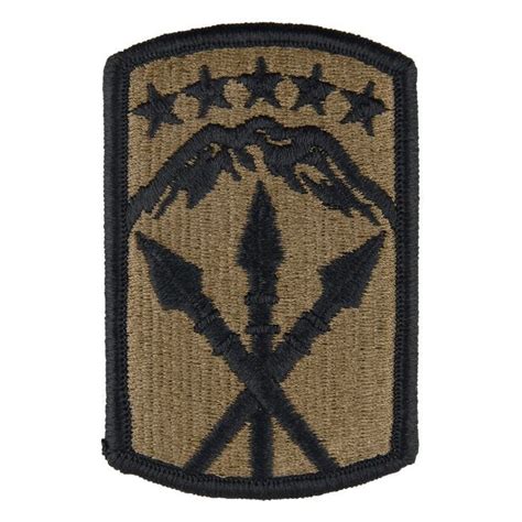 Army Patch 593rd Sustainment Brigade Ocp Ira Green