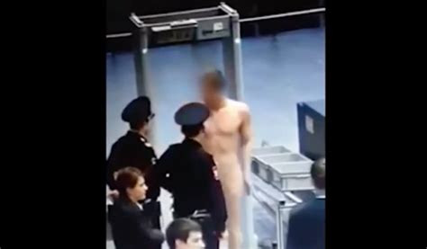 Watch Man Strips Naked At Airport Security Travelpulse My Xxx Hot Girl