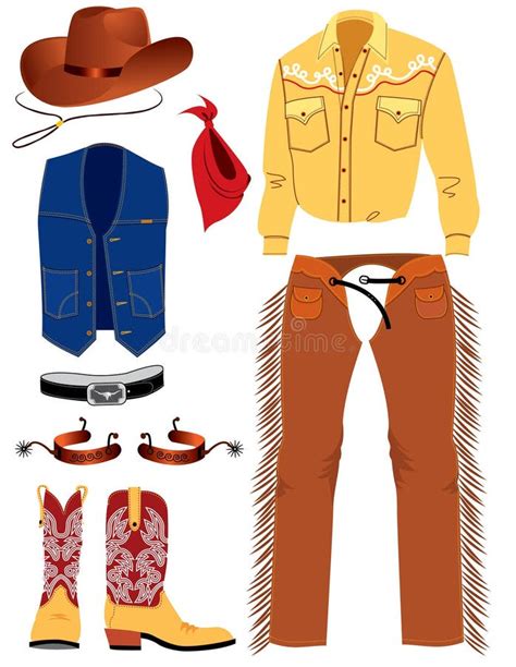 Cowboy Clothes Stock Vector Illustration Of West Clothing 11787738