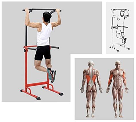 Que vous souhaitiez effectuer des pompes, des tractions ou encore des dips, votre barre de traction vous permettra de réaliser un vaste panel d'exercices de musculation différents. Achat