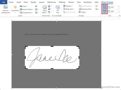 How To Add A Handwritten Signature To A Word Document