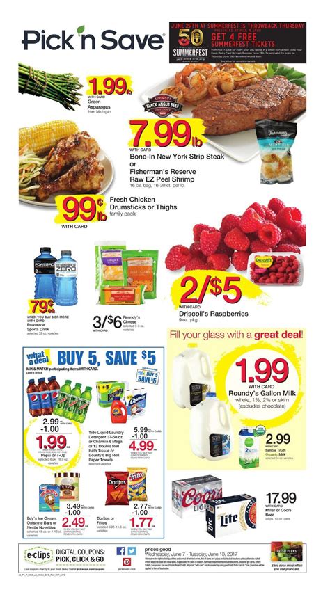 Pick N Save Weekly Ad June 7 - 13, 2017 - http://www.olcatalog.com/pick