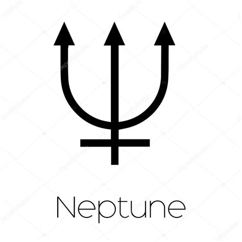 Planet Symbols Neptune — Stock Vector © Paulstringer 86420136