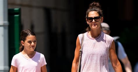 katie holmes and suri cruise wear matching outfits in nyc photos