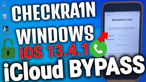 CheckRa1n WINDOWS Fix Call After ICloud Activation Bypass