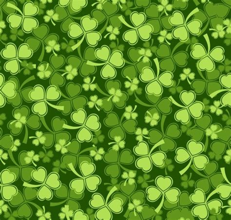 Shamrock Seamless Backgrounds Graphic Patterns Creative Market