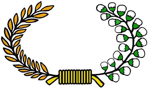 Logo Padi Dan Kapas Vector - Kila Gambar