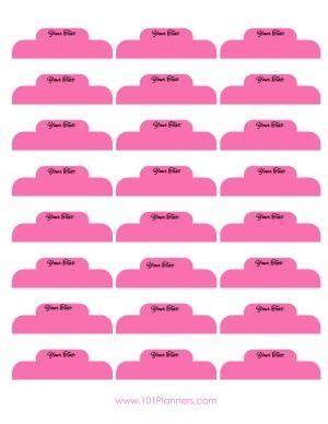 Then fold the alphabet tabs where the half circles meet so that each side mirrors the other. Free Printable Divider Tabs Template | Customized ...