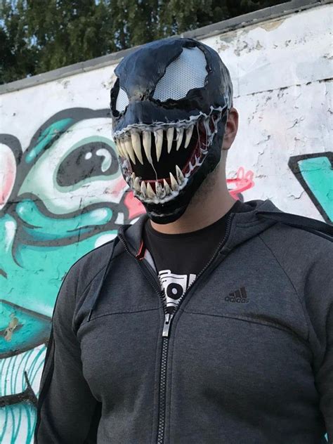 Venom Mask Venom Helmet Venom Cosplay Etsy Cosplay Venom