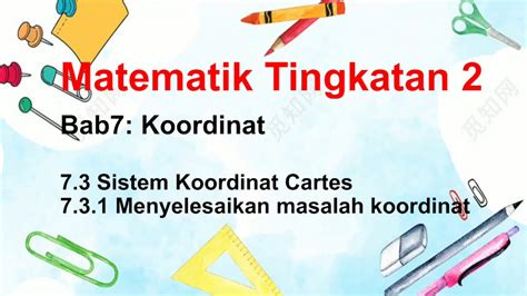 Bab 8 graf fungsi bab 9 laju dan pecutan bab 10 kecerunan garis lurus bab 11. Part 5 Matematik Tingkatan 2 Bab 7: Koordinat - YouTube