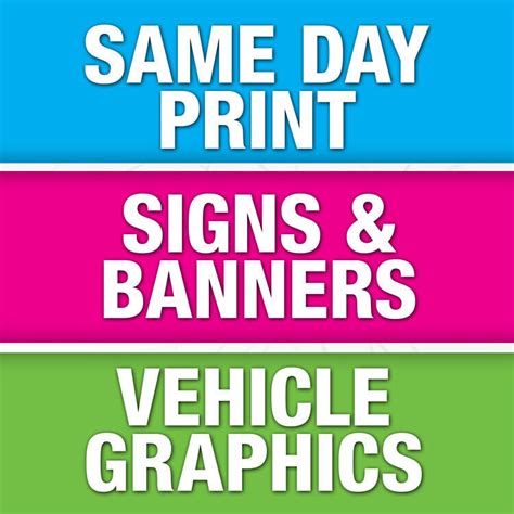 Same Day Print Signs And Banners Van Signs Great Prices Bc