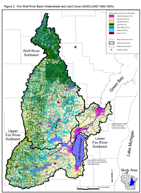 Tributary Maps Lower Fox River Watershed Monitoring Program