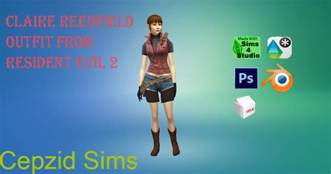 Sims 4 Ccs The Best Claire Reedfield Outfits From Resident Evil 2