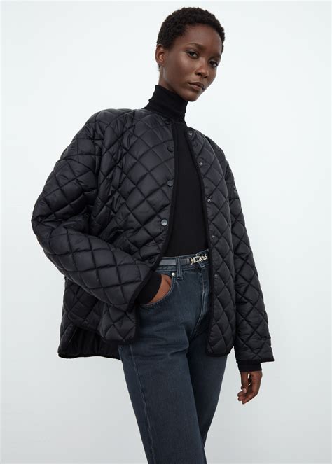 Quilted jacket black - Totême
