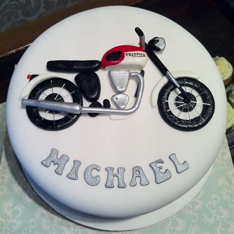 All kinds of cakes, all occasion cakes, custom designed cakes. Triumph Motorbike Cake @Julianna Chakmakian we need to do ...