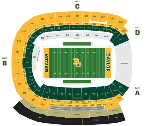 U Of M Football Stadium Seating Map