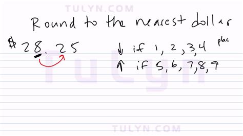 Rounding To The Nearest Dollar Worksheets