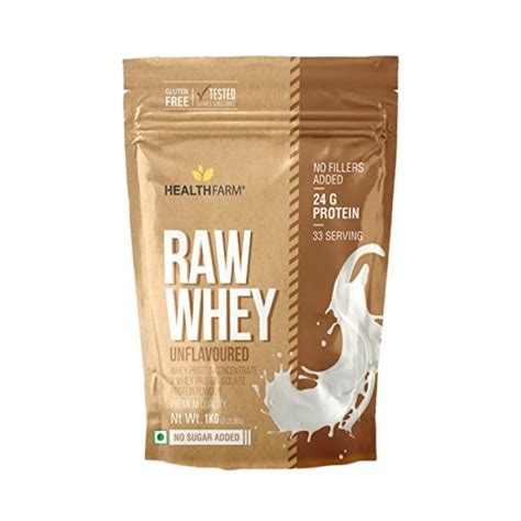 Healthfarm Raw Whey Unflavoured Whey Protein Concentrate Whey Isolate