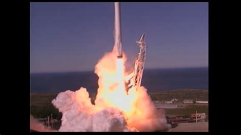 Falcon 9 Launches From Vandenberg Afb Ca Youtube