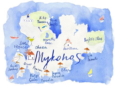 Mykonos Travel Guide Mykonos Island Map Greece Mykonos Greece